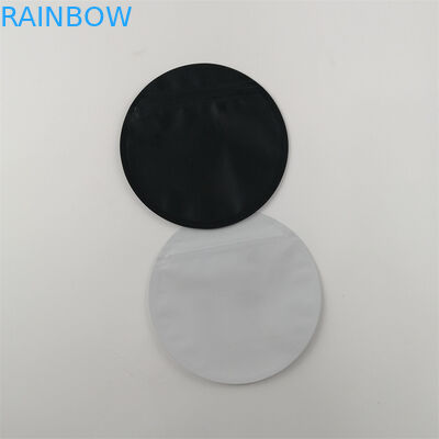 Customized Printing Edible Round Shaped Plastic Pouches Packaging 3.5g 7g
