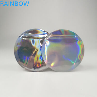 Customized Printing Edible Round Shaped Plastic Pouches Packaging 3.5g 7g