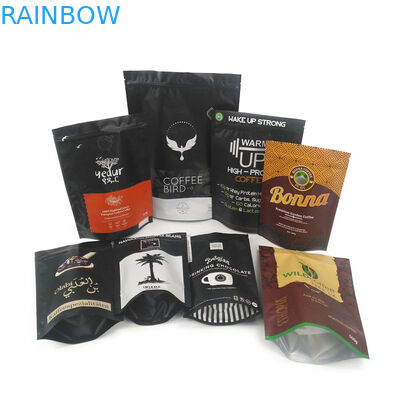 Customized Edible Mylar Plastic Pouches Packaging Ziplock Stand Up Pouch For Food