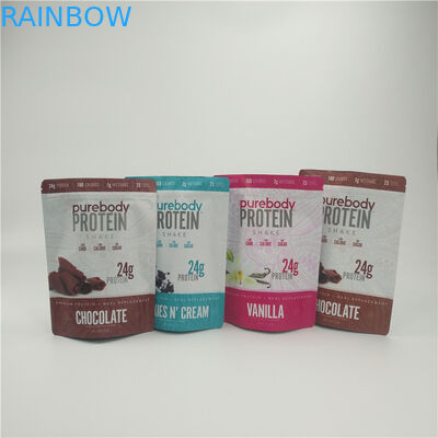 CBD Plastic Snack Bag Packaging Stand Up Zipper Pouches CMYK Printing