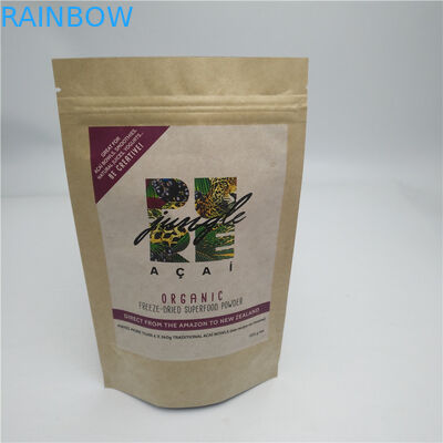 Tobacco Spice Snack Bag Packaging Stand Up Zipper Pouches Gravure Printing