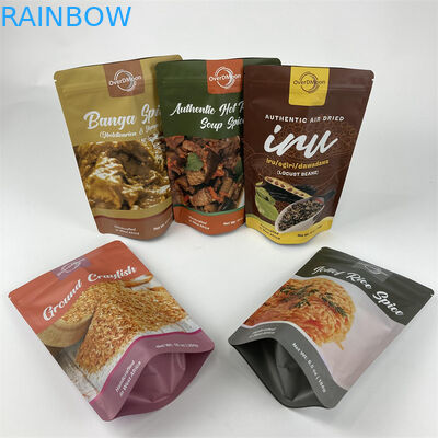 Stand Up Doypack Tobacco Packaging Pouch Hot Seal Zipper Packet With Logo