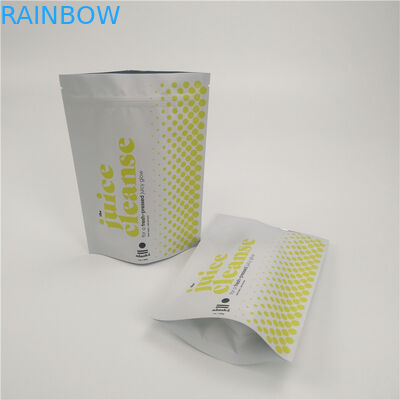 Stand Up Doypack Tobacco Packaging Pouch Hot Seal Zipper Packet With Logo