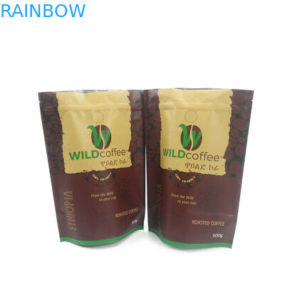 Stand Up Doypack Tobacco Packaging Pouch Hot Seal Zipper Packet With Logo