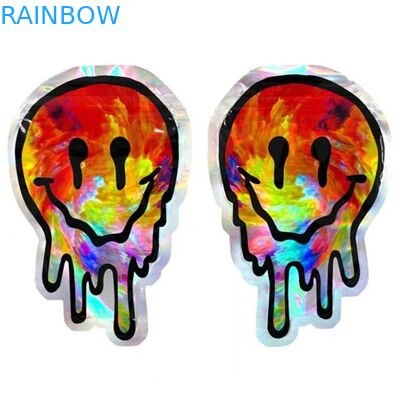 Circle Irregular Resealable Die Cut Candy Pouch Custom Shape Mylar Bag 3.5G 7G