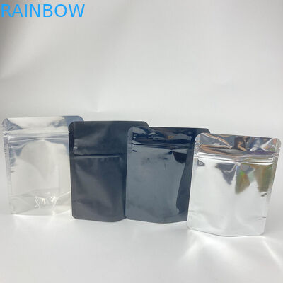 Child Resistant Circle Holographic Pouch Bag Aluminum Foil Flower Seeds Mylar Exit Bags