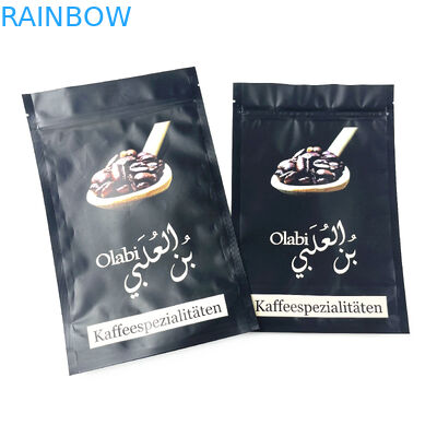 Digital Printing Custom Mylar 8oz Coffee Beans Packaging Zipper Pouch