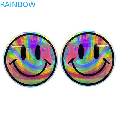 Custom Irregular Shape Mylar Plastic Zipper Bag Smell Proof 3.5g 7g