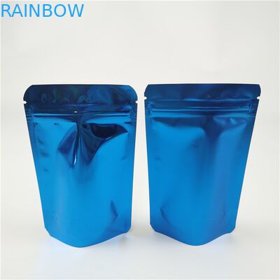 Smell Proof Resealable Transparent Holographic Mylar Zip Lock Bags For Candy Packaging