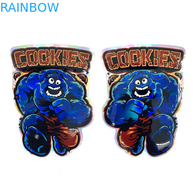 Irregular Resealable Zip Lock Mylar Bags Candy Plastic Pouch