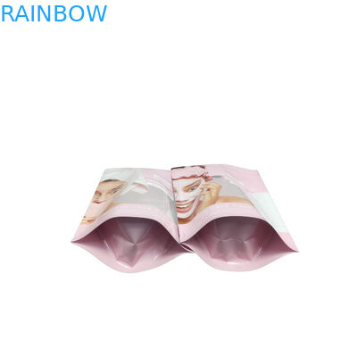 Custom Printed Aluminum Foil Stand Up Plastic Zipper Pouch For Ocean Sea Salt Body Scrub Cream