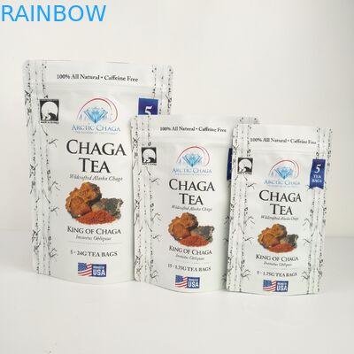 Mylar Paper Stand Up Pouch Zipper Gravure Printing Plastic Package Bag With Logos