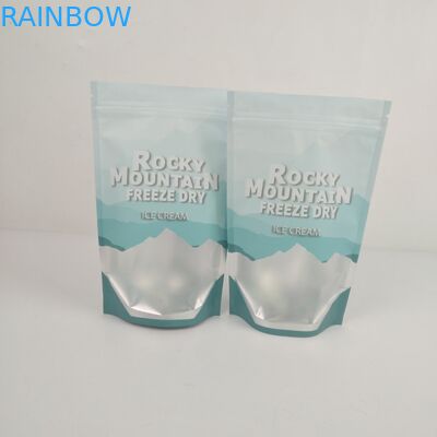 Mylar Paper Stand Up Pouch Zipper Gravure Printing Plastic Package Bag With Logos