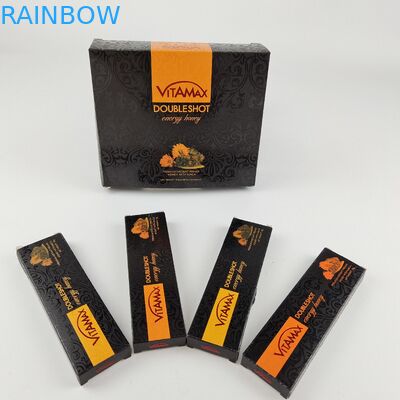 Wholesale Custom Black Color Packaging 22g Sachet Weight Sweet Honey Box For Vitamax Energy Honey