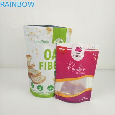 Coffee CBD Stand Up Mylar Bags 3.5g Plastic PE 50 - 200microns Thickness