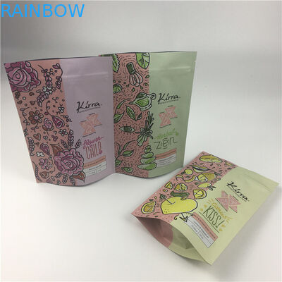 Custom Logo 3.5g Stand Up Mylar Bags For Cannabis Cookies Coffee Bean Packaging