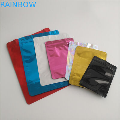 Marjuana Mylar Stand Up Pouch Food Grade CMYK Color Ziplock Customized Logo