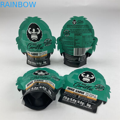 Irregular Shape Laminated Smell Proof Mylar 3.5g 7g 14g 28g Soft Touch Ziplock Mylar Bag