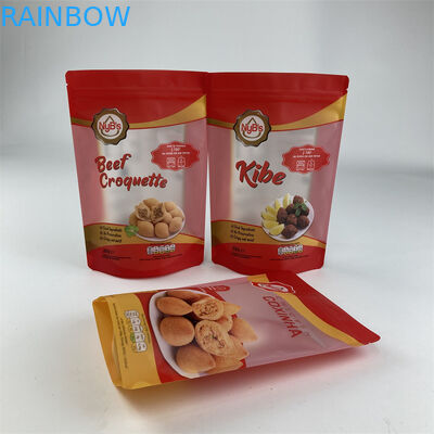Custom Food Edible Stand Up Pouch Nuts Cashew Peanut Packaging Clear Zip Lock Pouch