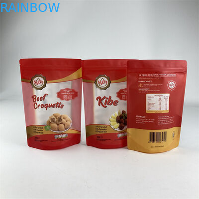 Custom Food Edible Stand Up Pouch Nuts Cashew Peanut Packaging Clear Zip Lock Pouch