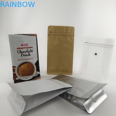 Matte Clear Mylar Aluminum Foil Bags 100g 250g 500g Flat Bottom Packing Bag