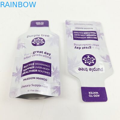 Food Grade Unique Shape Foil Packaging Bags Digital Printing Die Cut Stand Up Zipper Pouch