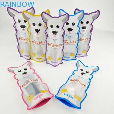 Childproof Ziplock Mylar Stand Up Bags 3.5g Special Die Cut 50 - 200microns Thickness