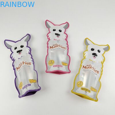 Childproof Ziplock Mylar Stand Up Bags 3.5g Special Die Cut 50 - 200microns Thickness