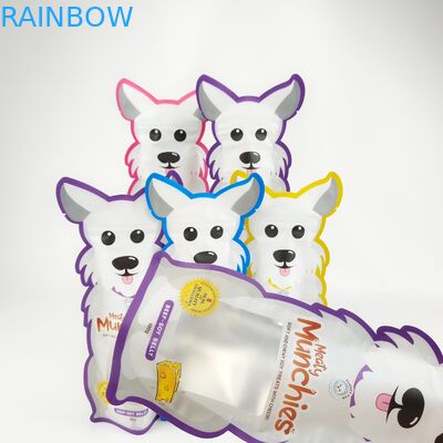 Childproof Ziplock Mylar Stand Up Bags 3.5g Special Die Cut 50 - 200microns Thickness