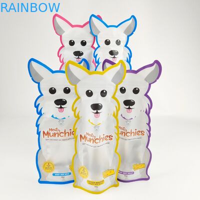 Plastic Shaped Ziplock Mylar Bags Childproof Digital Print Irregular Foil Packaging Bags