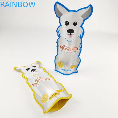 Plastic Shaped Ziplock Mylar Bags Childproof Digital Print Irregular Foil Packaging Bags