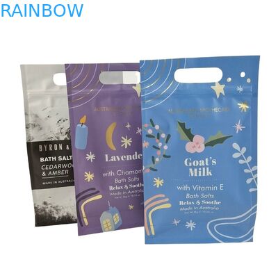 Custom Design Stand Up Zipper Pouch Body Scrub Packaging Aluminum Foil Mylar Bags