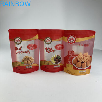 Custom Printed Plastic Dry Fruits Packing Bags Stand Up For Mango Banana Chips