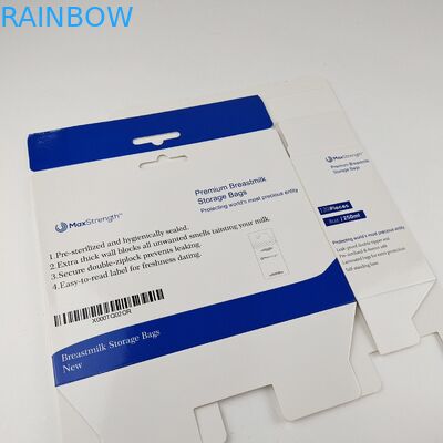 400g Paperboard Storage Box Customized Rectangular Milk Packaging Box