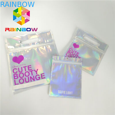 Waterproof Plastic Bikini Packaging Bag Soft Touch Swimwear Recycle Zip Lock Bags