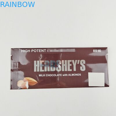 Cannabinoids Chocolate Bar Recyclable Plastic Bag Digital Printing Foil Bag