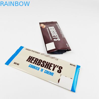 Custom Printed Mylar Zipper Bags Chocolate Packaging Bags Moisture Proof