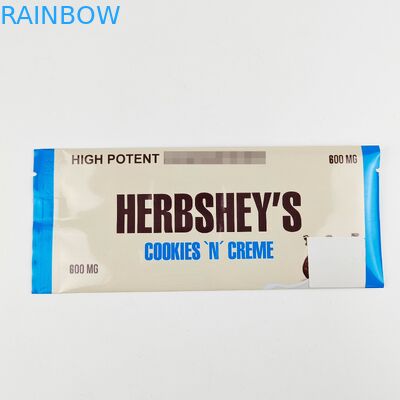 Chocolate Bar Candy Food Grade Plastic Bag Recyclable Aluminum Foil Pouches
