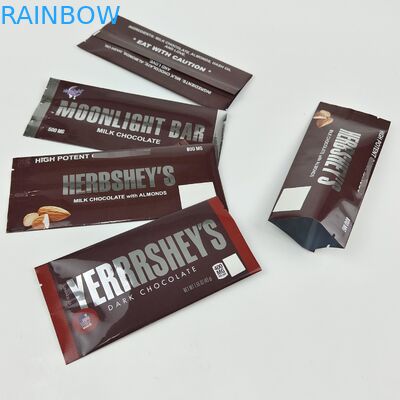 400mg Chocolate Packaging Bags Back Sealed Bag Edible Food Plastic Bag