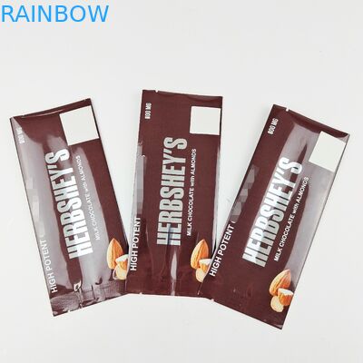 Chocolate Bar Food Packaging Bags Foil Food Mylar Bag For Candy CBD Packing