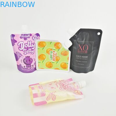 Flexible Plastic Spout Pouch Liquid Doypack For Tomato Sauce / Cosmetic