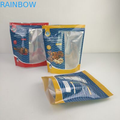 Stand Up Foil Ziplock Mylar Food Storage Bags Moisture Proof Smell Proof For Snack