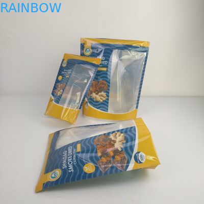 Stand Up Foil Ziplock Mylar Food Storage Bags Moisture Proof Smell Proof For Snack