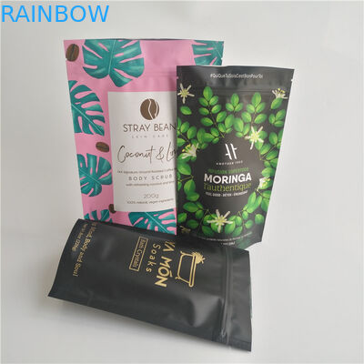 Transparent Custom Printed Mylar Bags Smell Proof Pouch 3.5g Edible Ziplock Foil Bags