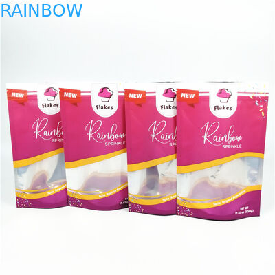 Transparent Custom Printed Mylar Bags Smell Proof Pouch 3.5g Edible Ziplock Foil Bags