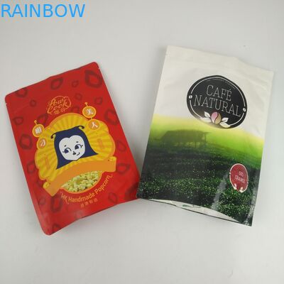 Snack Cookies Chocolate Ziplock Stand Up Pouch Food Grade MOPP PET PE CMYK Color