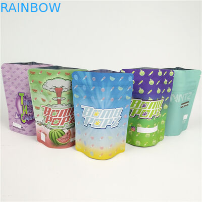 Colored Food Packing Bag Stand Up Food Grade Laminated Aluminum Foil Mylar Zip Lock Bags