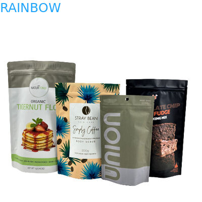 Customized Ziplock Packaging Bags Tea Coffee Bean Food Storage Packaging Bags