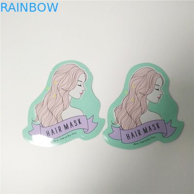 Custom Printed Die Cut Mylar Bags 3.5g Holographic Hologram Ziplock Special Shaped Bag