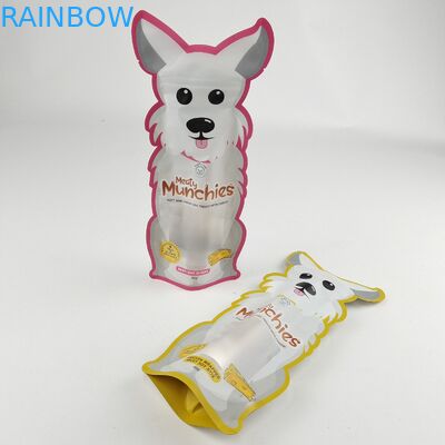 Hologram Printed Irregular Shaped Die Cut Mylar Bags 3.5g - 28g Childproof Smell Proof Bag
